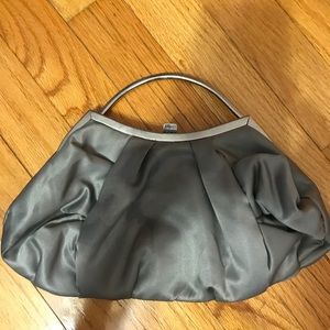 Grey Clutch and Shoulder Bag